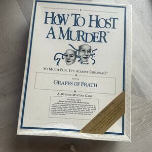 How to Host a Murder Mystery Game Vintage Grapes of Frath Cassette Tape